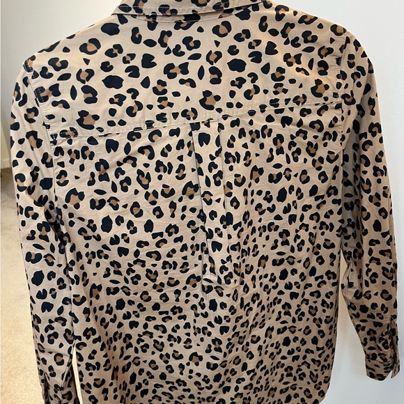 ♣️J Crew Leopard Print Popover Tunic Top♣️ - Picture 5 of 5